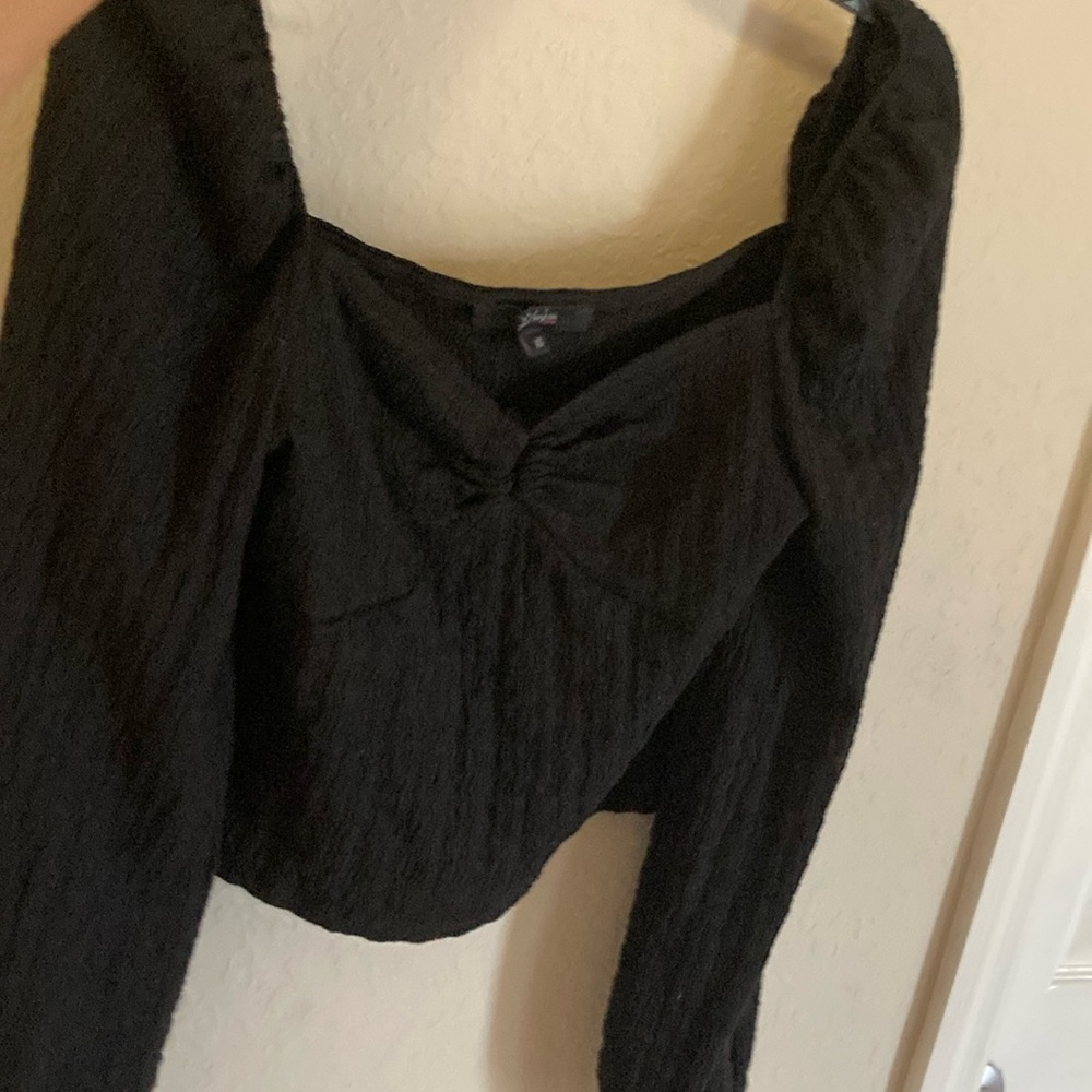 GB fashion crop long sleeve